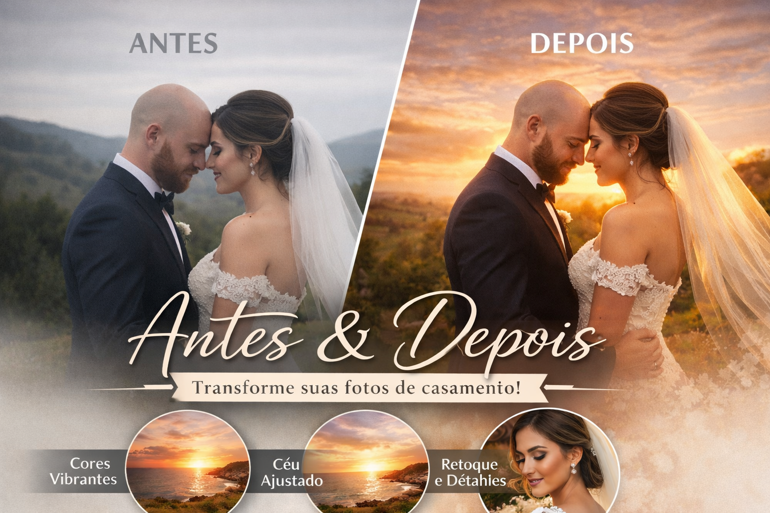 Segundo exemplo de edição de casamento